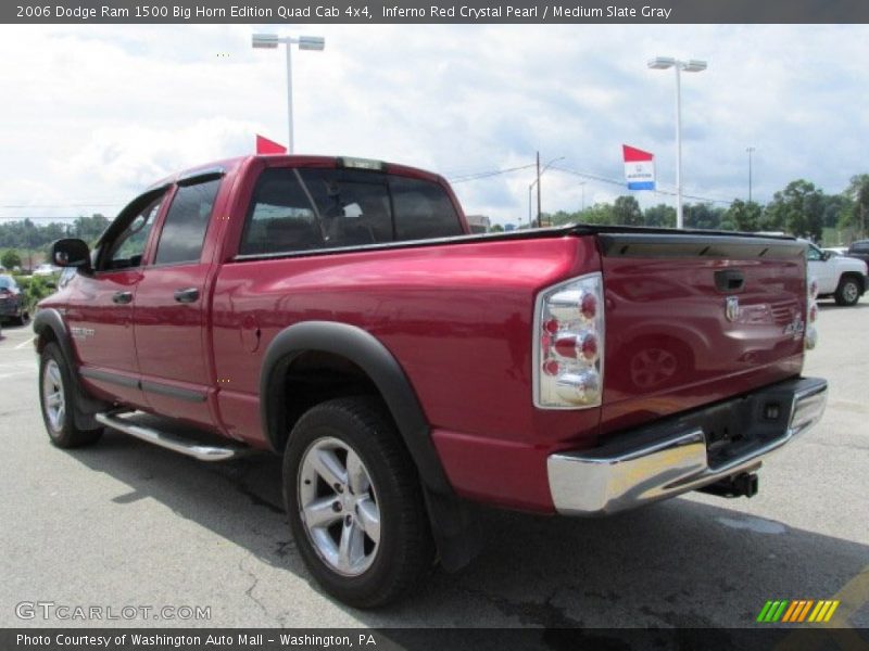 Inferno Red Crystal Pearl / Medium Slate Gray 2006 Dodge Ram 1500 Big Horn Edition Quad Cab 4x4