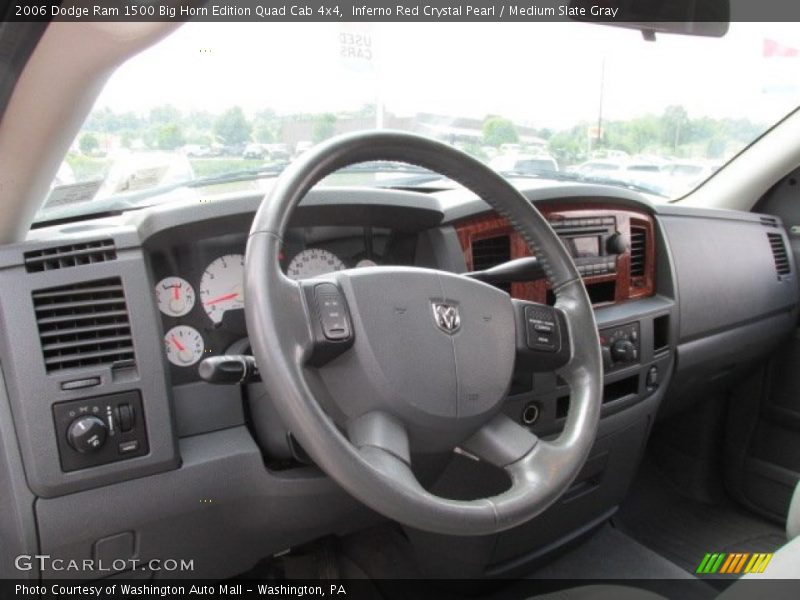 Inferno Red Crystal Pearl / Medium Slate Gray 2006 Dodge Ram 1500 Big Horn Edition Quad Cab 4x4