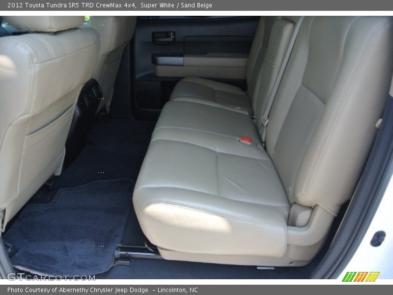 Super White / Sand Beige 2012 Toyota Tundra SR5 TRD CrewMax 4x4