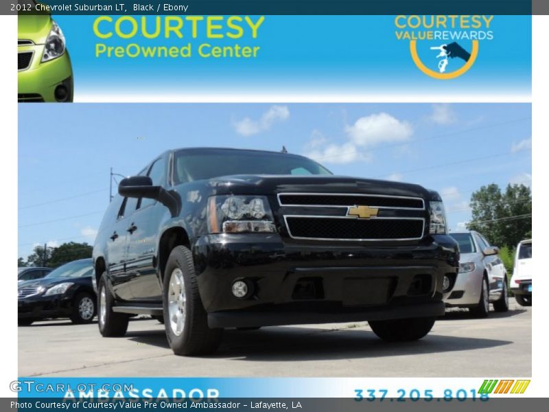 Black / Ebony 2012 Chevrolet Suburban LT