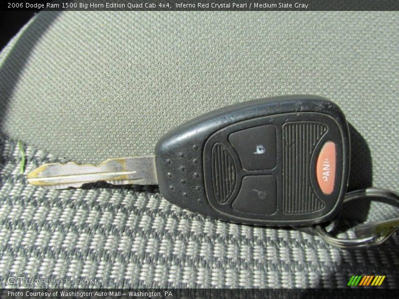 Inferno Red Crystal Pearl / Medium Slate Gray 2006 Dodge Ram 1500 Big Horn Edition Quad Cab 4x4