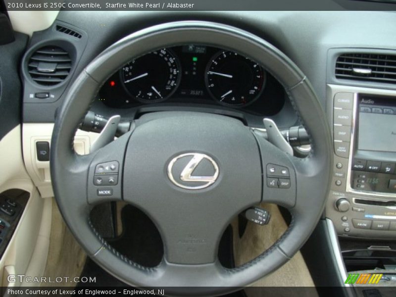 Starfire White Pearl / Alabaster 2010 Lexus IS 250C Convertible