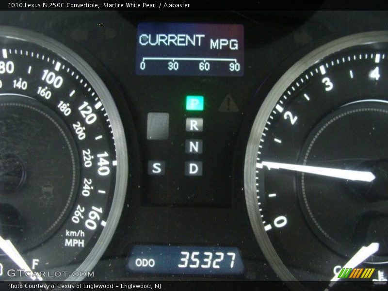 Starfire White Pearl / Alabaster 2010 Lexus IS 250C Convertible