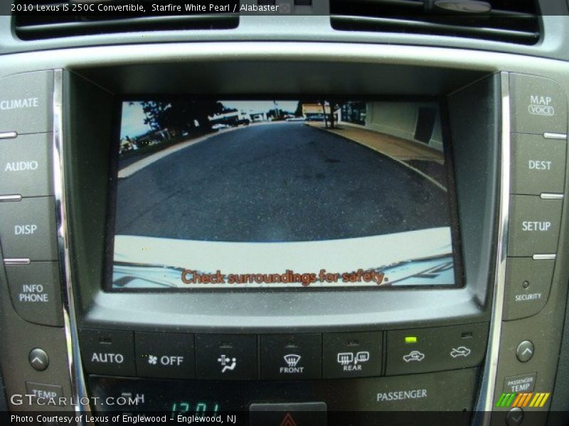 Starfire White Pearl / Alabaster 2010 Lexus IS 250C Convertible