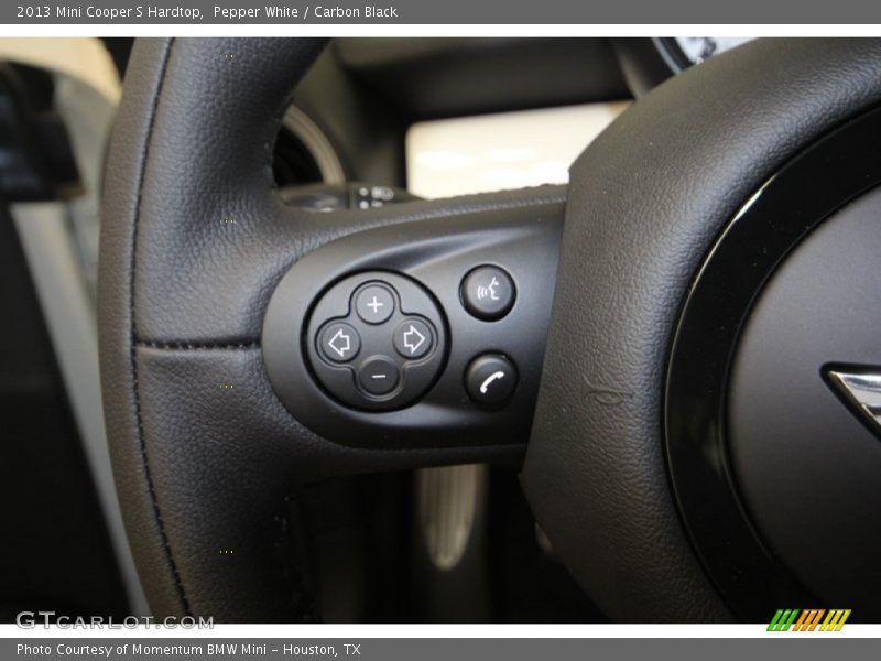 Pepper White / Carbon Black 2013 Mini Cooper S Hardtop