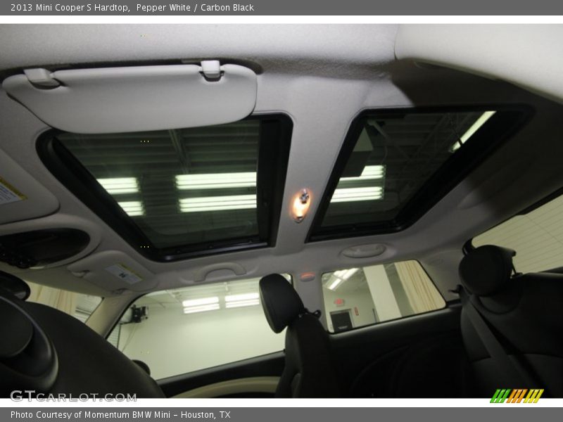 Pepper White / Carbon Black 2013 Mini Cooper S Hardtop