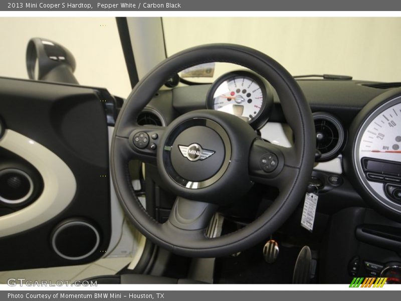 Pepper White / Carbon Black 2013 Mini Cooper S Hardtop