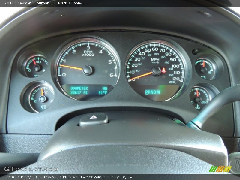 Black / Ebony 2012 Chevrolet Suburban LT