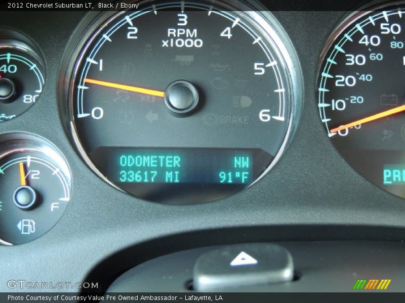 Black / Ebony 2012 Chevrolet Suburban LT