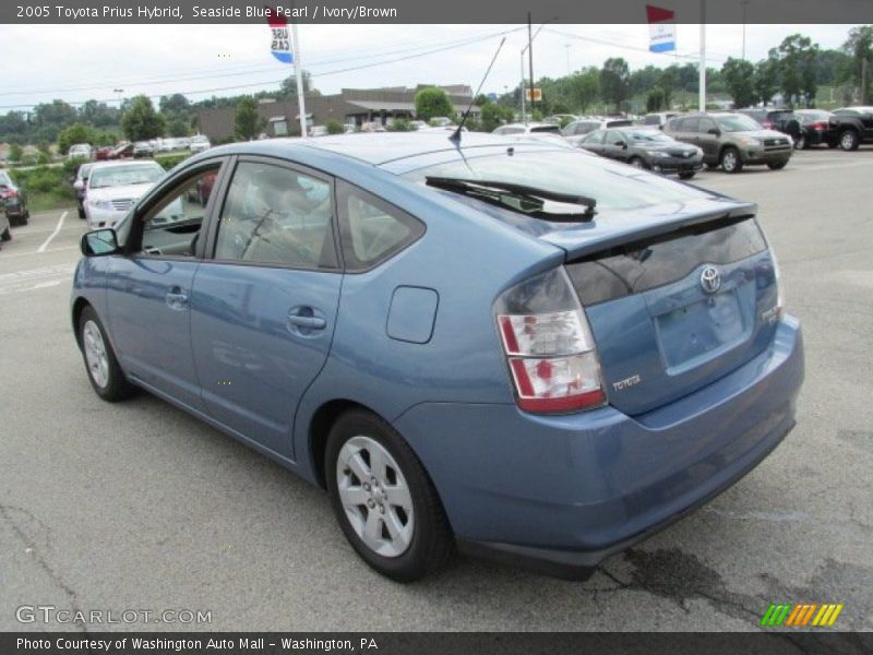 Seaside Blue Pearl / Ivory/Brown 2005 Toyota Prius Hybrid