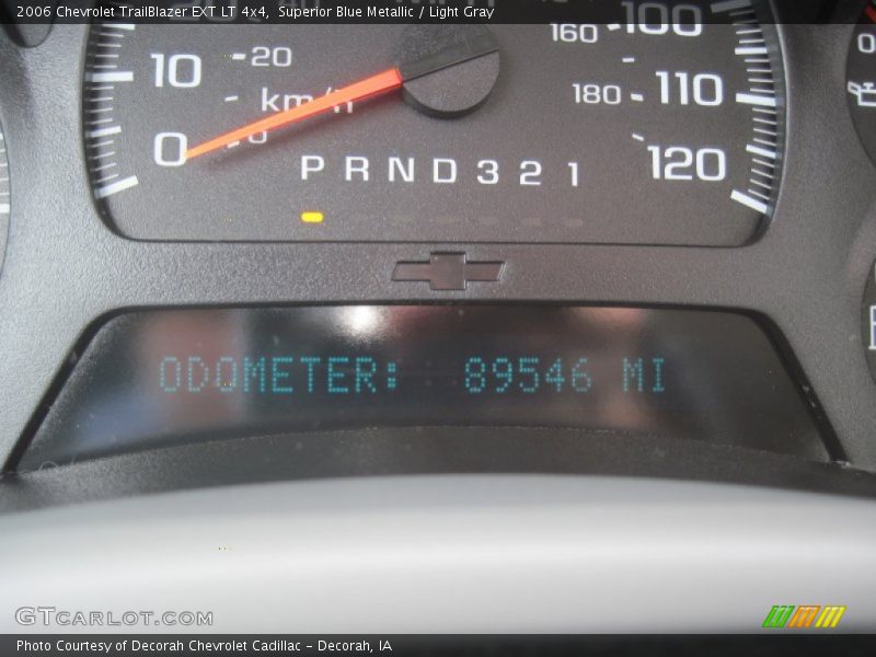 Superior Blue Metallic / Light Gray 2006 Chevrolet TrailBlazer EXT LT 4x4