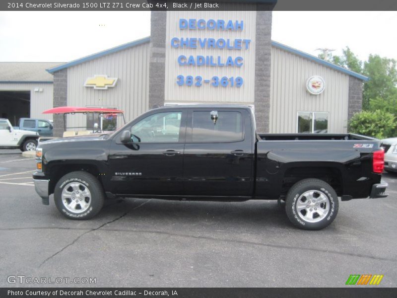 Black / Jet Black 2014 Chevrolet Silverado 1500 LTZ Z71 Crew Cab 4x4