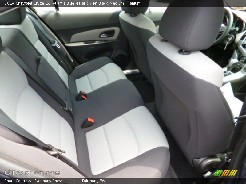 Atlantis Blue Metallic / Jet Black/Medium Titanium 2014 Chevrolet Cruze LS