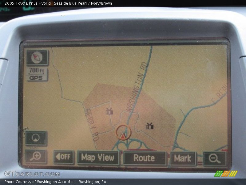 Navigation of 2005 Prius Hybrid