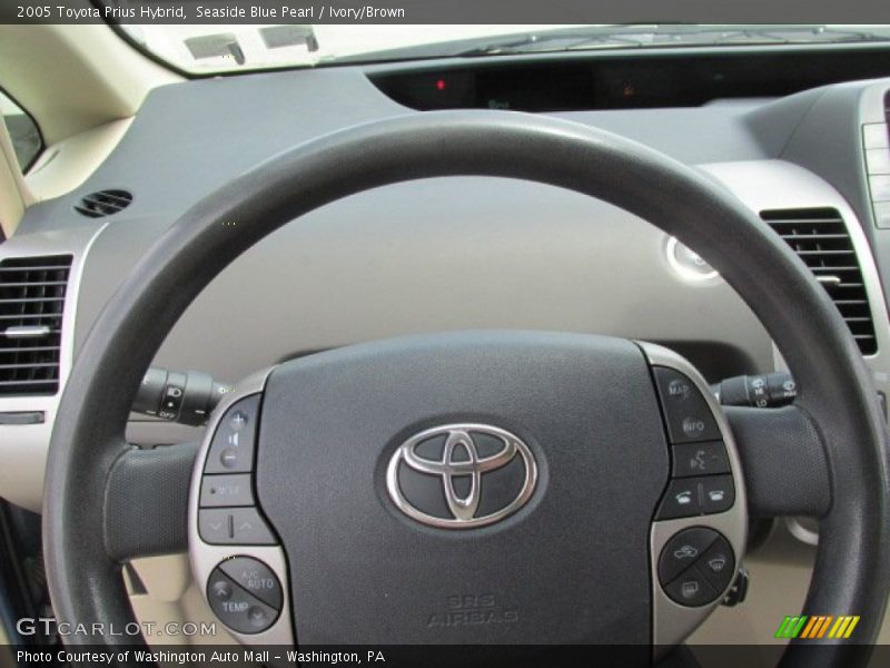Seaside Blue Pearl / Ivory/Brown 2005 Toyota Prius Hybrid