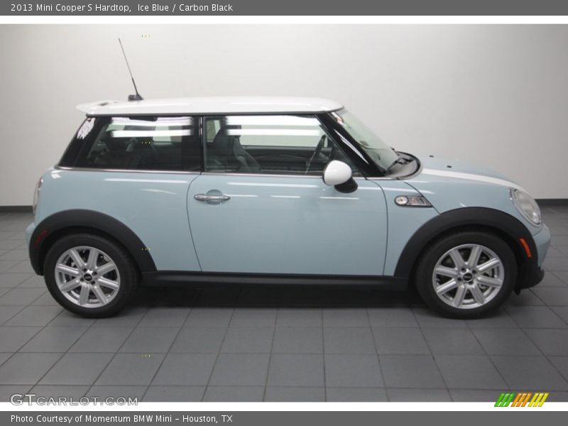 Ice Blue / Carbon Black 2013 Mini Cooper S Hardtop