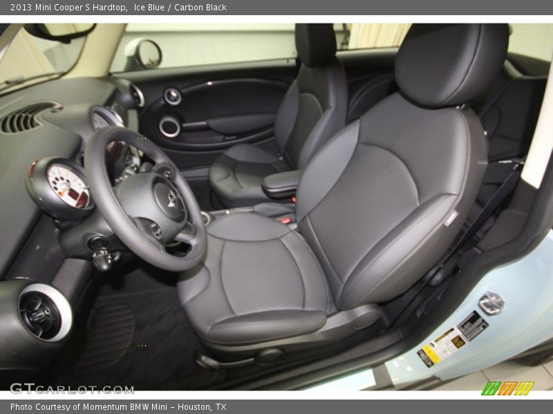Ice Blue / Carbon Black 2013 Mini Cooper S Hardtop