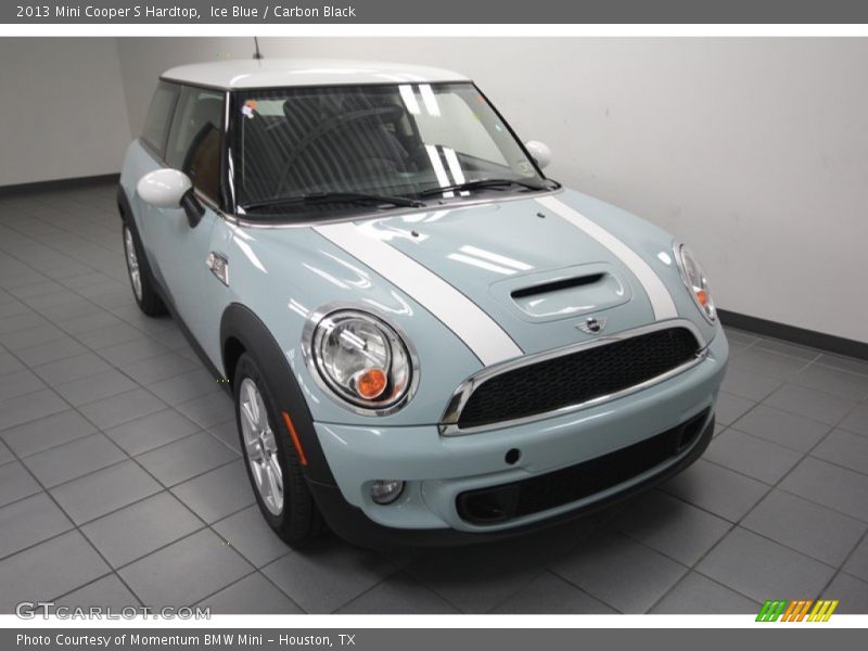 Ice Blue / Carbon Black 2013 Mini Cooper S Hardtop