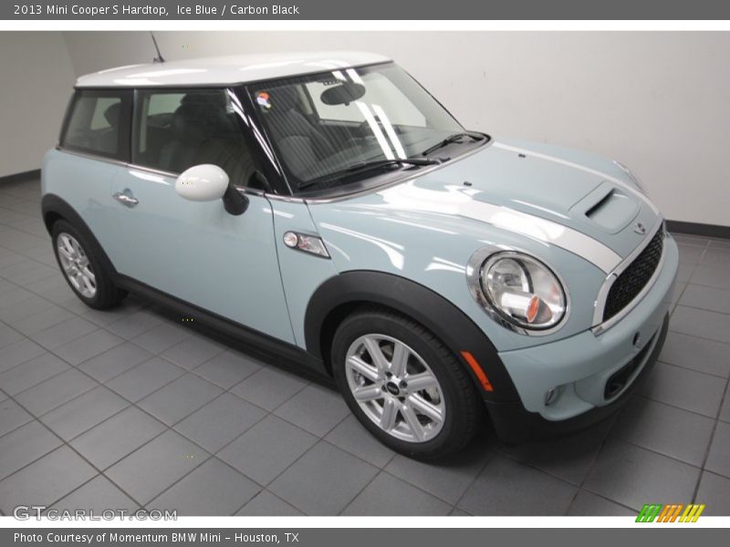 Ice Blue / Carbon Black 2013 Mini Cooper S Hardtop