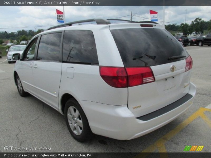 Arctic Frost White Pearl / Stone Gray 2004 Toyota Sienna XLE