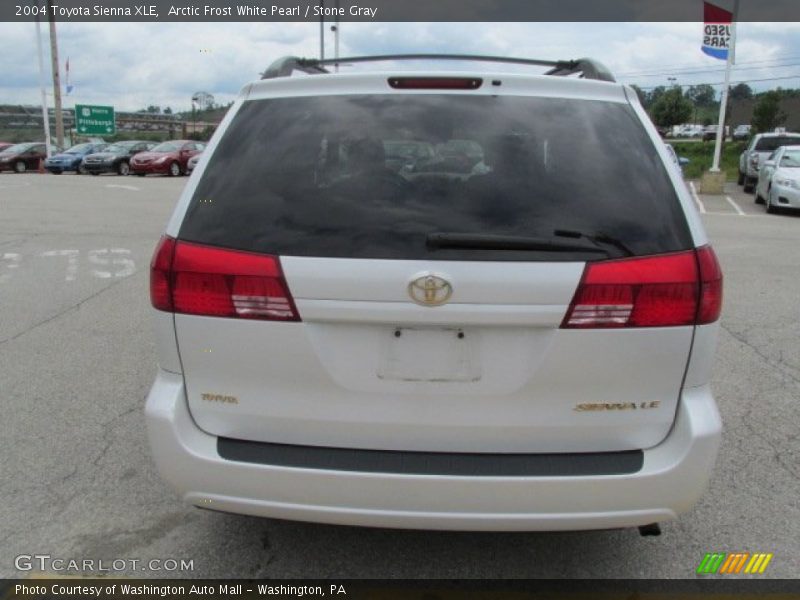Arctic Frost White Pearl / Stone Gray 2004 Toyota Sienna XLE