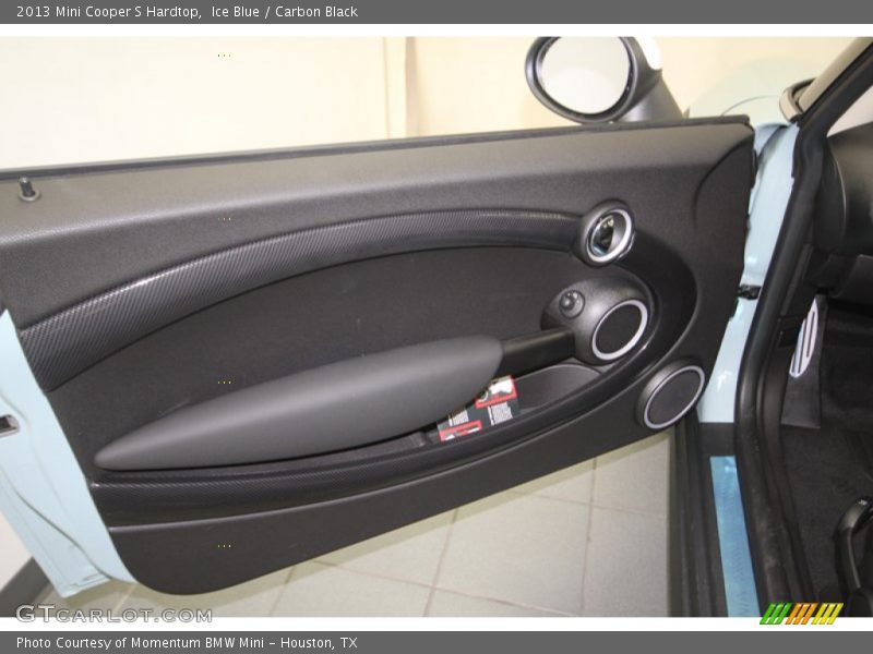 Ice Blue / Carbon Black 2013 Mini Cooper S Hardtop