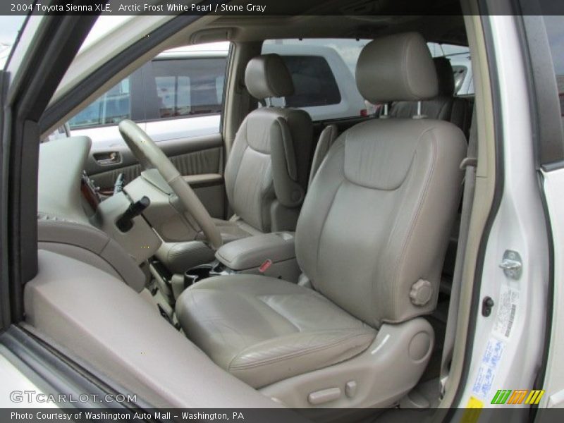 Arctic Frost White Pearl / Stone Gray 2004 Toyota Sienna XLE