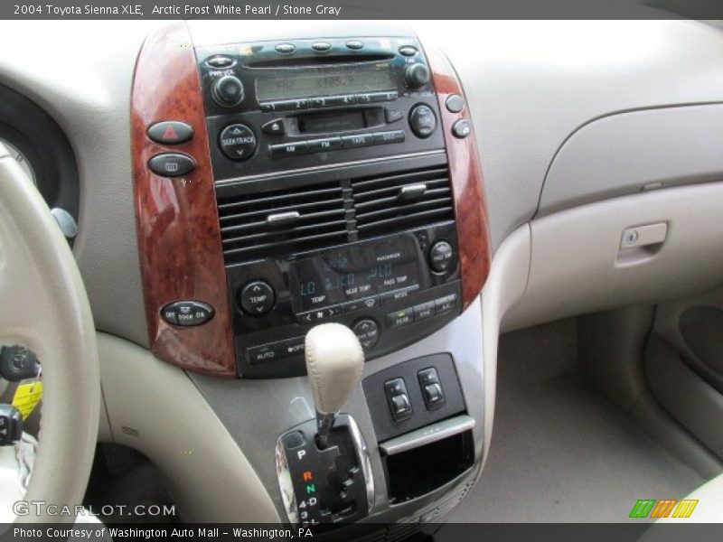 Arctic Frost White Pearl / Stone Gray 2004 Toyota Sienna XLE