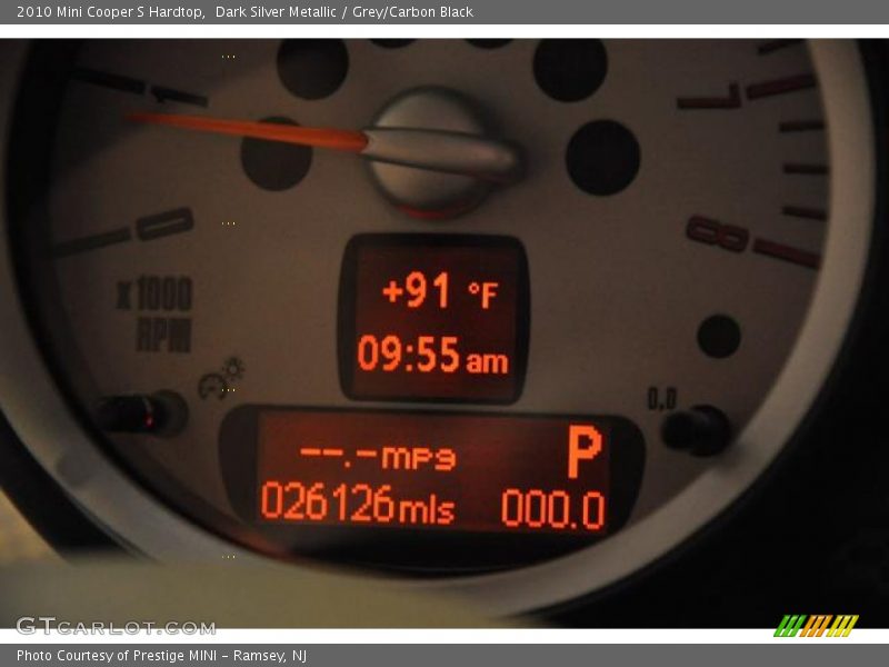 Dark Silver Metallic / Grey/Carbon Black 2010 Mini Cooper S Hardtop