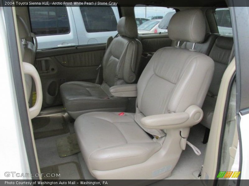Arctic Frost White Pearl / Stone Gray 2004 Toyota Sienna XLE