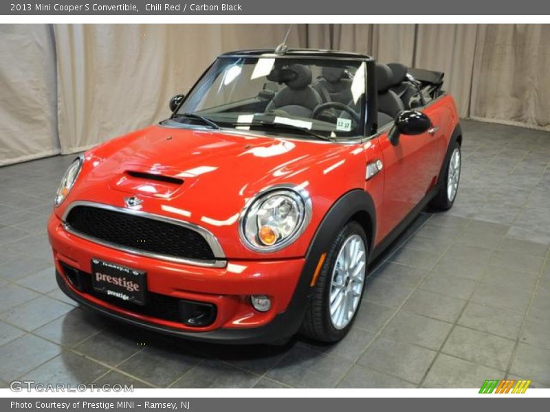 Chili Red / Carbon Black 2013 Mini Cooper S Convertible