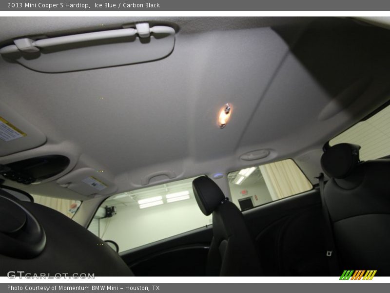 Ice Blue / Carbon Black 2013 Mini Cooper S Hardtop