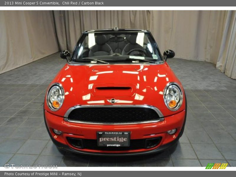 Chili Red / Carbon Black 2013 Mini Cooper S Convertible