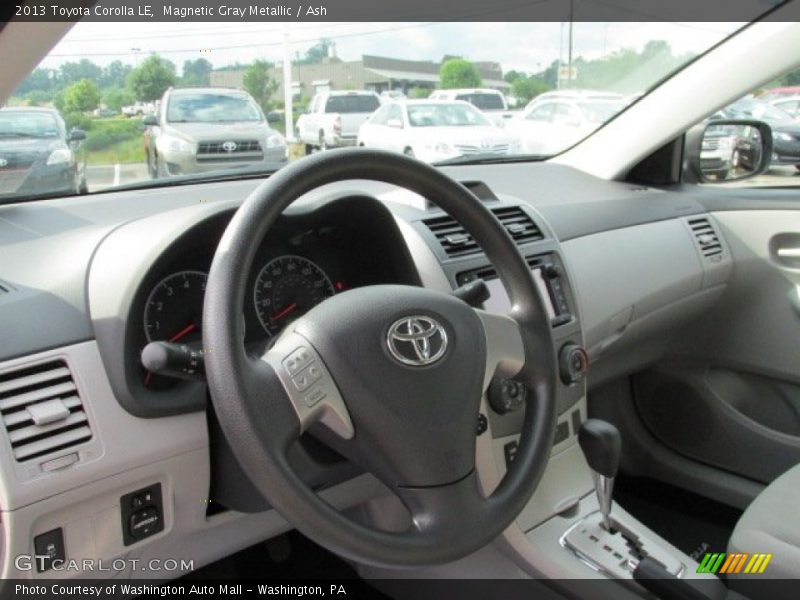 Magnetic Gray Metallic / Ash 2013 Toyota Corolla LE