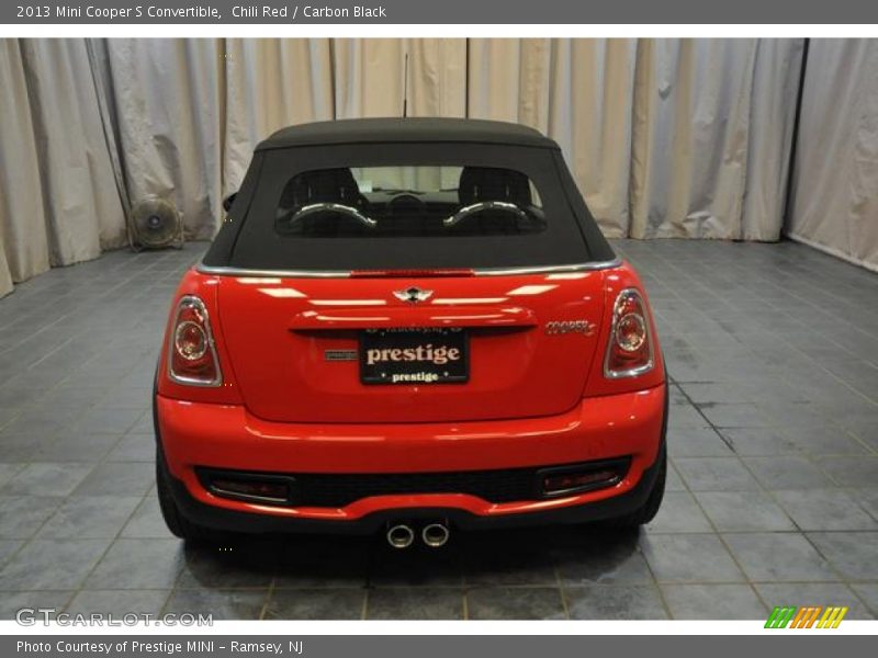 Chili Red / Carbon Black 2013 Mini Cooper S Convertible