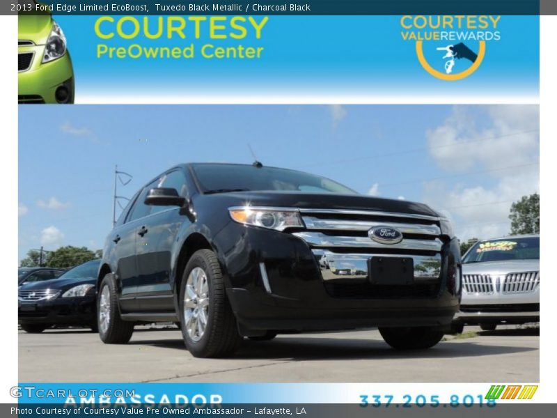 Tuxedo Black Metallic / Charcoal Black 2013 Ford Edge Limited EcoBoost