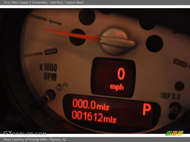 Chili Red / Carbon Black 2013 Mini Cooper S Convertible