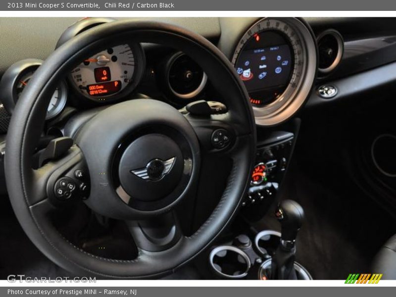 Chili Red / Carbon Black 2013 Mini Cooper S Convertible