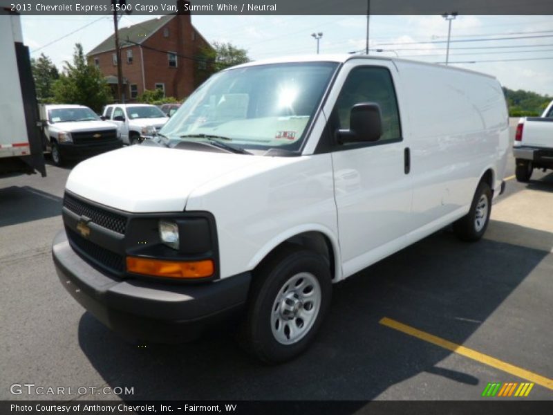 Summit White / Neutral 2013 Chevrolet Express 1500 Cargo Van