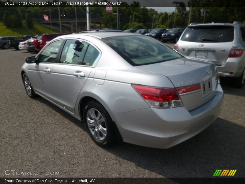 Alabaster Silver Metallic / Gray 2011 Honda Accord LX-P Sedan
