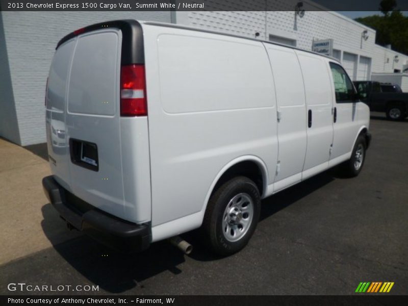 Summit White / Neutral 2013 Chevrolet Express 1500 Cargo Van