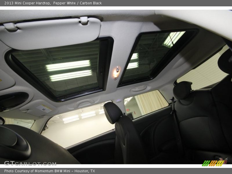 Pepper White / Carbon Black 2013 Mini Cooper Hardtop