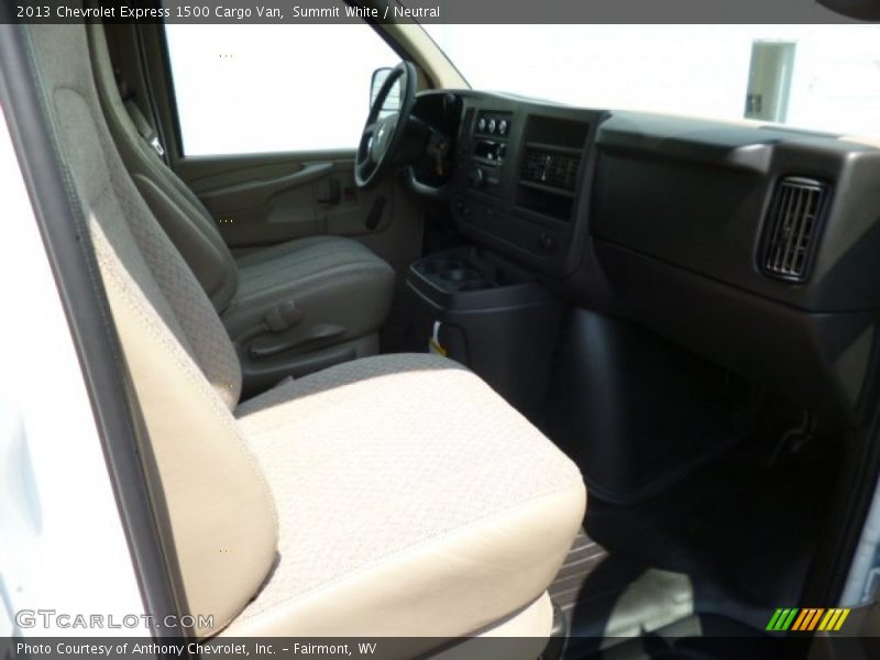Summit White / Neutral 2013 Chevrolet Express 1500 Cargo Van