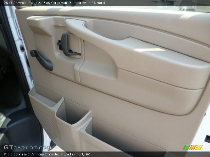 Summit White / Neutral 2013 Chevrolet Express 1500 Cargo Van