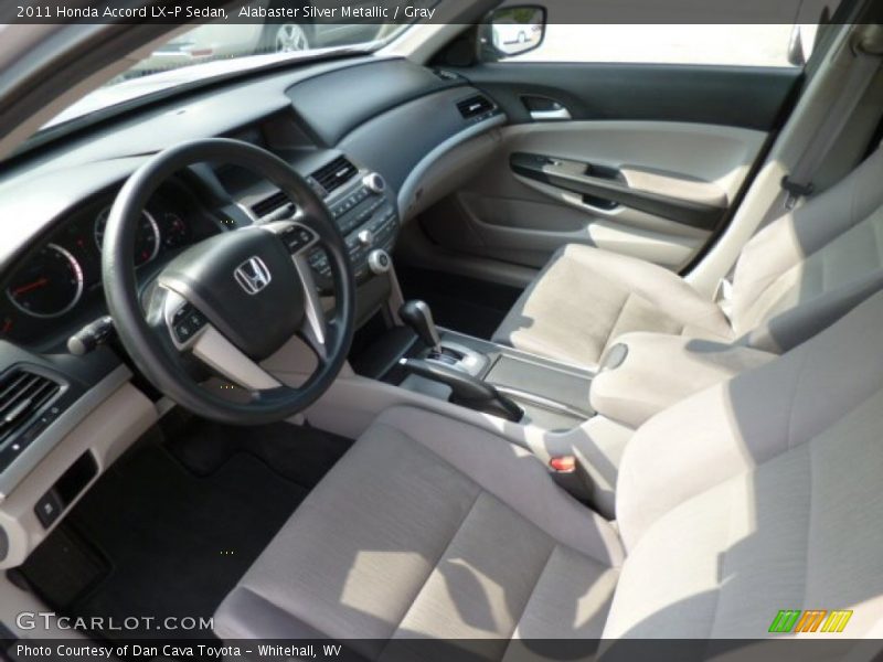  2011 Accord LX-P Sedan Gray Interior