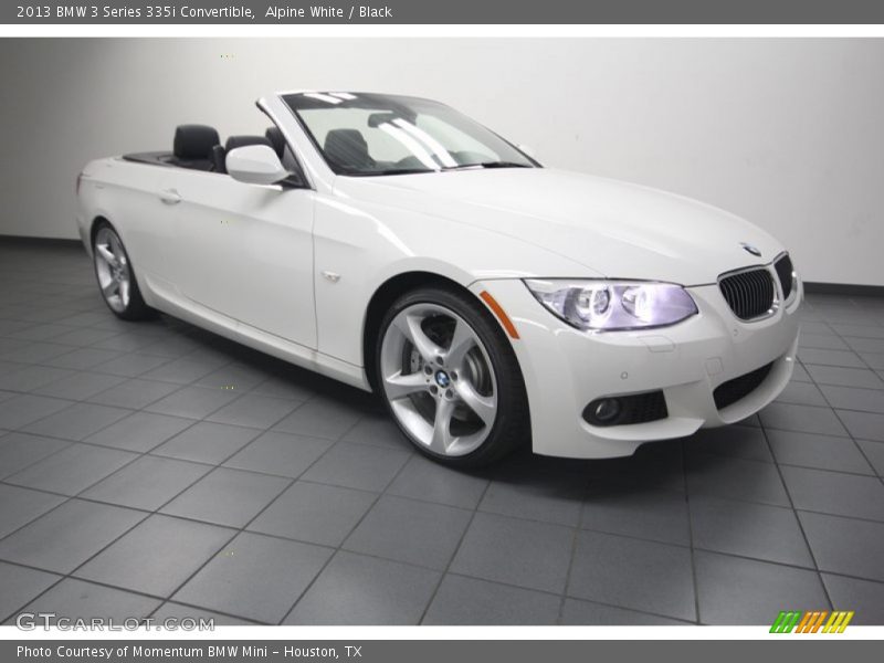 Alpine White / Black 2013 BMW 3 Series 335i Convertible