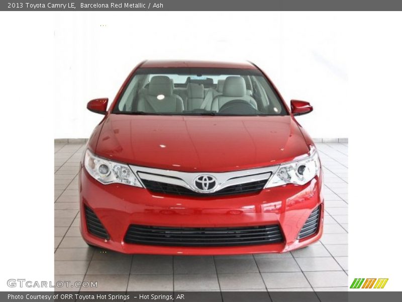 Barcelona Red Metallic / Ash 2013 Toyota Camry LE