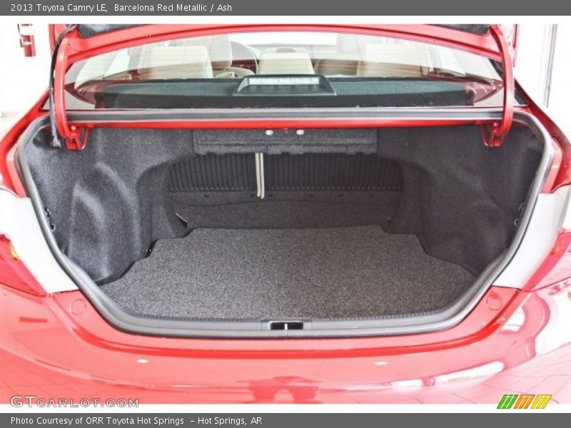  2013 Camry LE Trunk