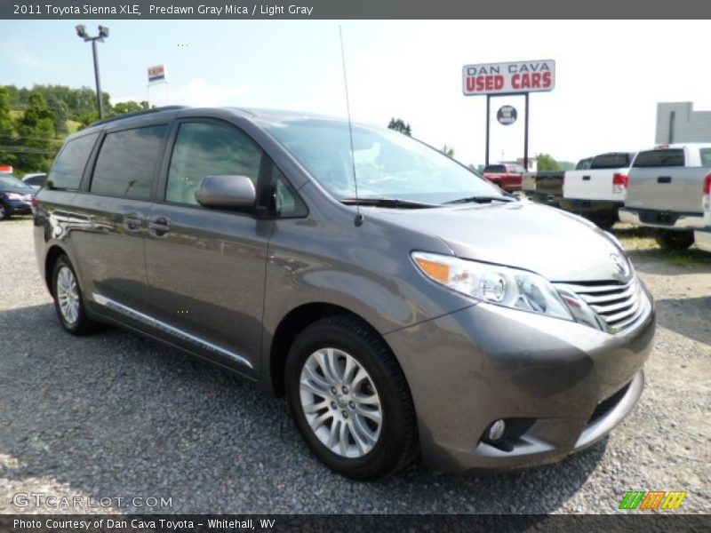 Predawn Gray Mica / Light Gray 2011 Toyota Sienna XLE