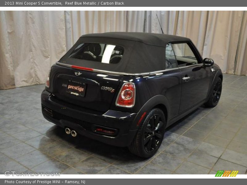 Reef Blue Metallic / Carbon Black 2013 Mini Cooper S Convertible